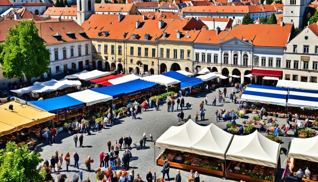 local markets in Zagreb