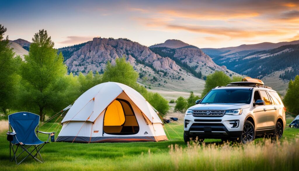 luxury camping Colorado