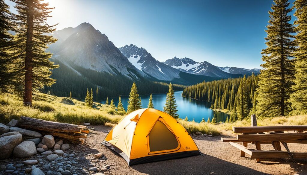 luxury camping near nature