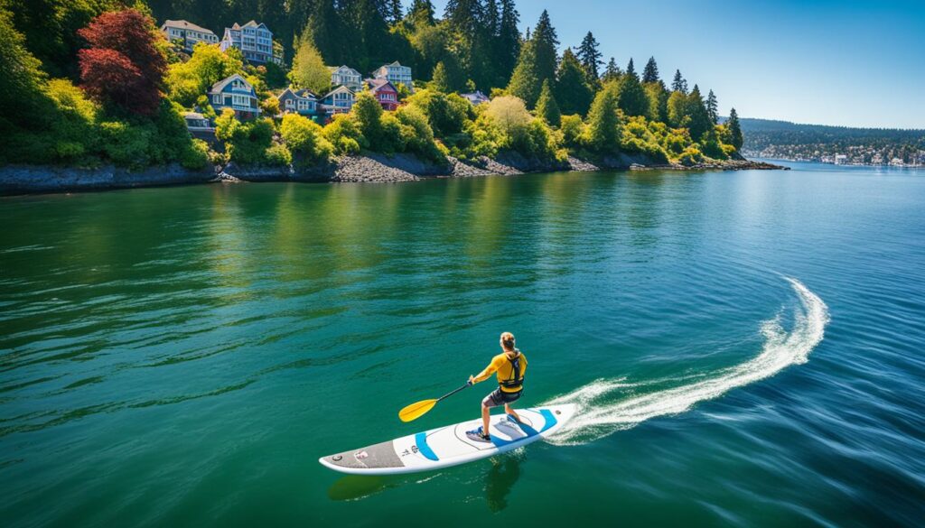 paddleboarding Tacoma