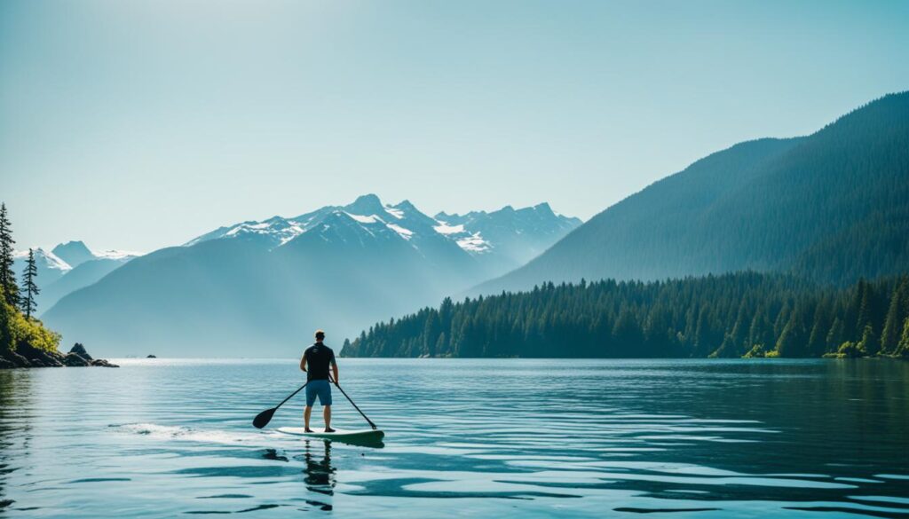 paddleboarding Vancouver