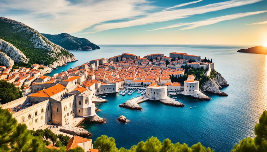 panoramic Dubrovnik photography