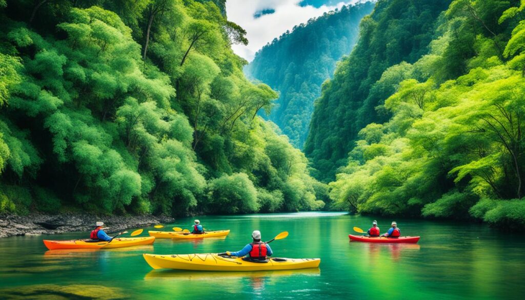 picturesque kayaking locations