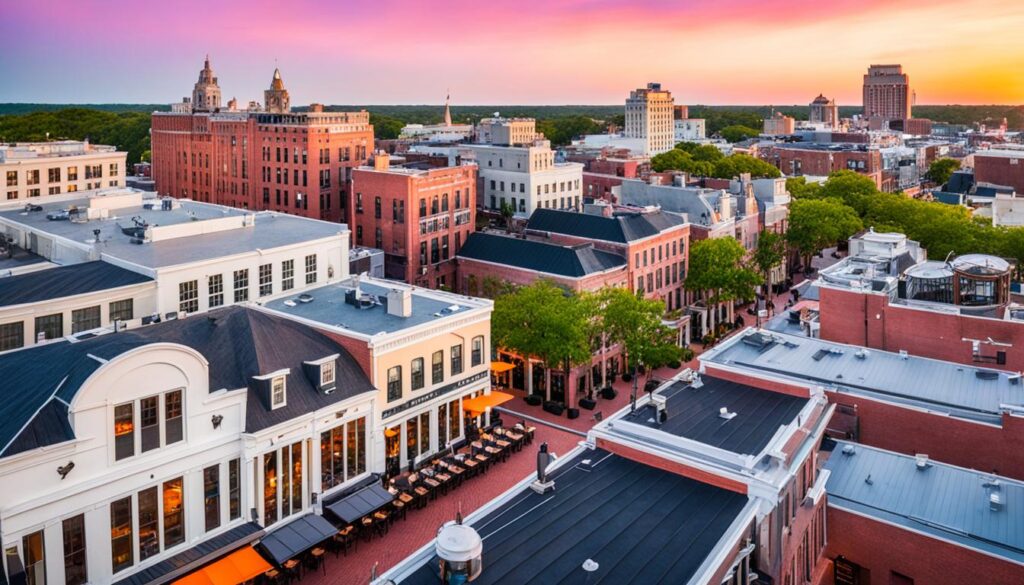 rooftop bars with sunset views in Savannah