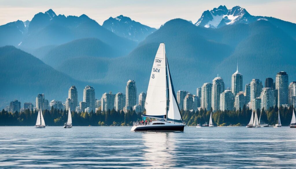 sailing in Vancouver
