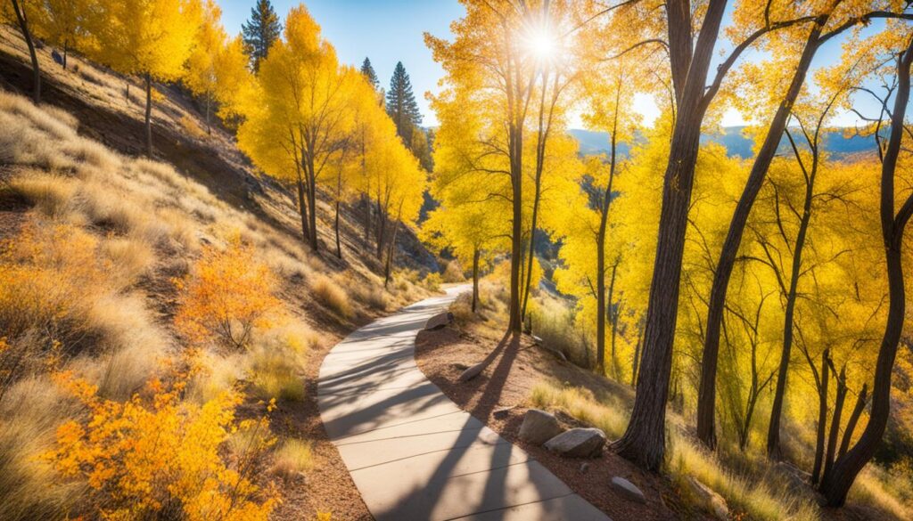 scenic autumn hike in Fort Collins