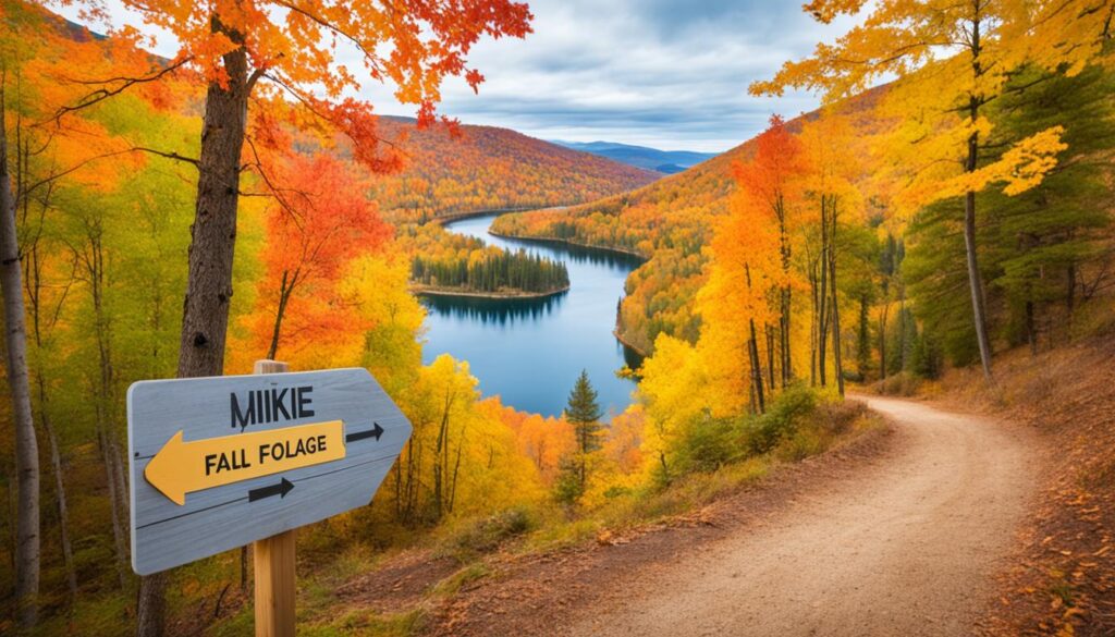 scenic autumn hikes near Augusta