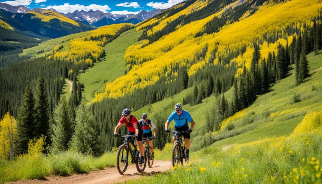 scenic biking trails in Aspen