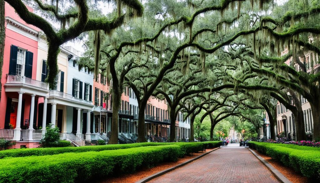 scenic walking tours in Savannah
