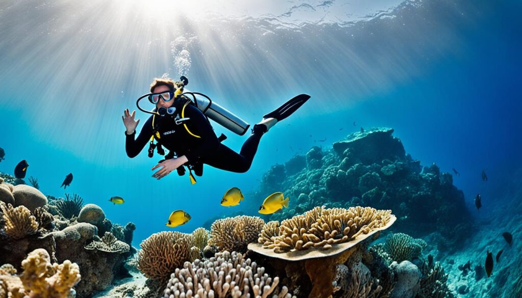 scuba diving adventure