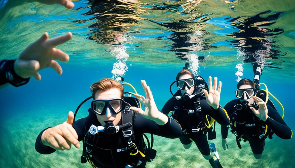 scuba diving lessons