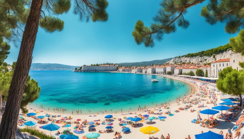top beaches Split Croatia