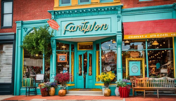 vintage shopping in Richmond's Carytown district