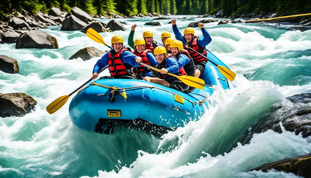 whitewater rafting near Vancouver