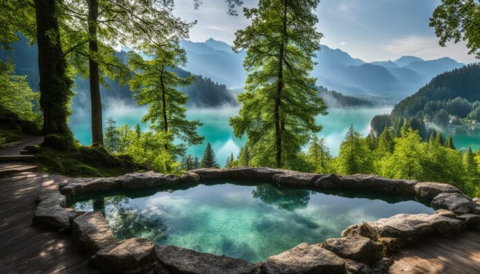 Are there any hot springs near Bled?