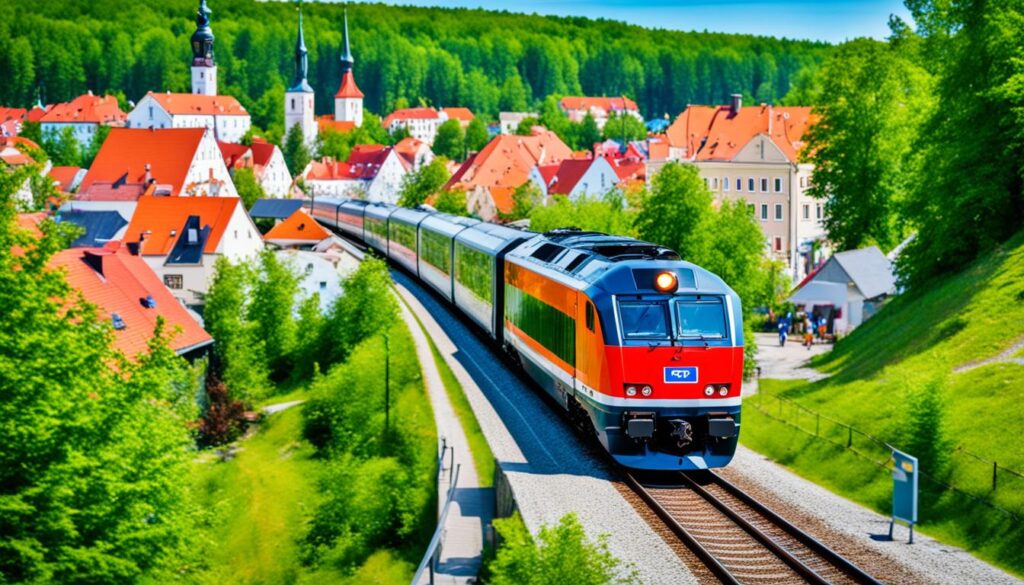 Baltic day trips by rail