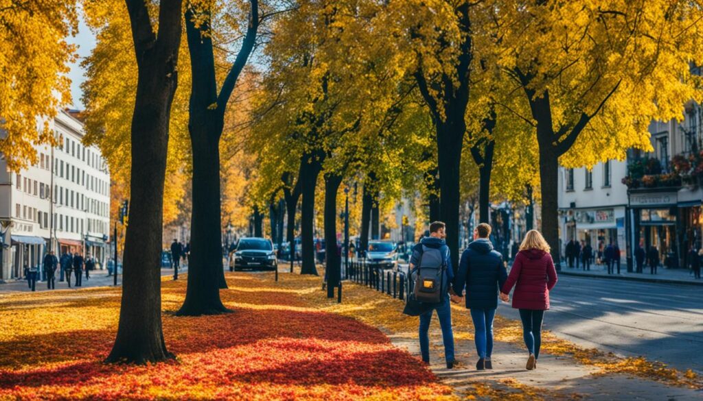 Belgrade autumn foliage