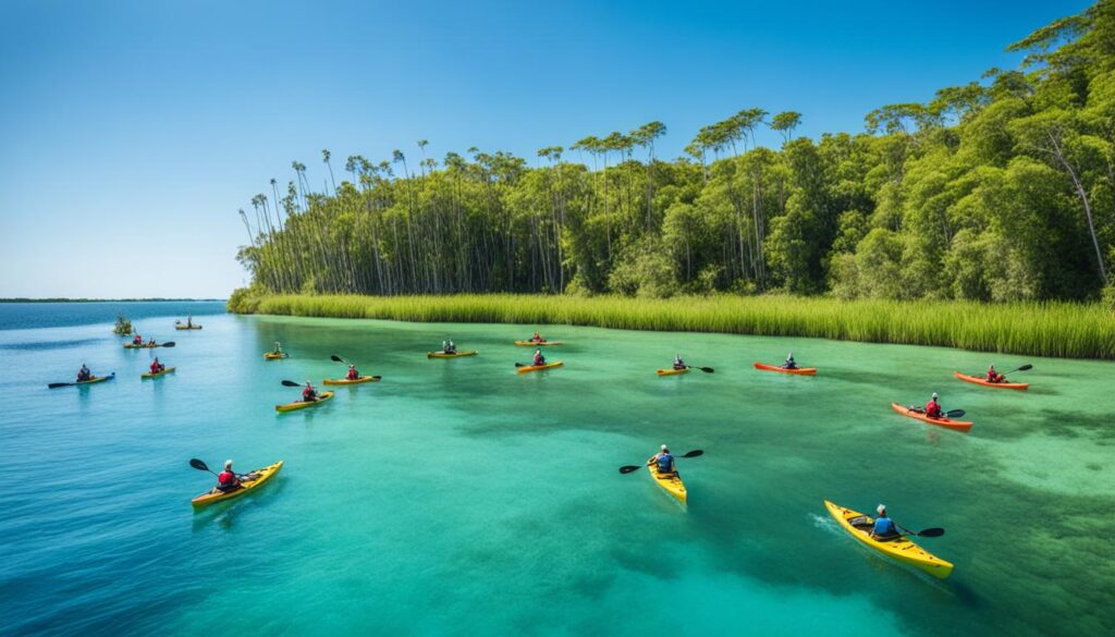Best kayaking spots in Nida lagoon