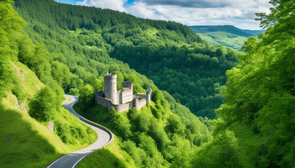 Best route to Clervaux Castle