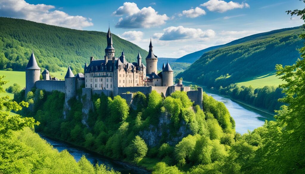 Esch-sur-Sûre Castle and its Surrounding Natural Beauty