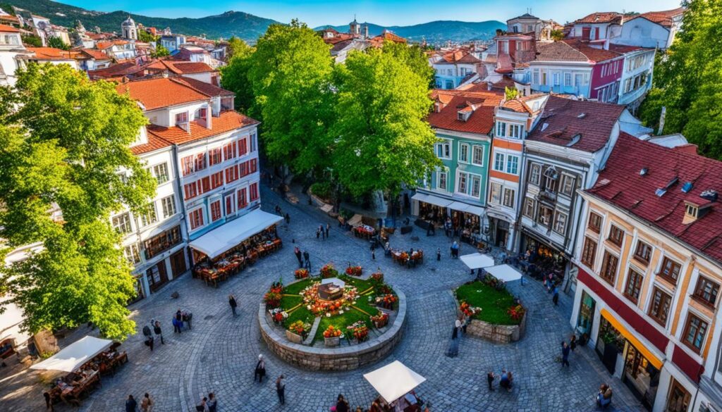Explore Plovdiv Old Town on foot