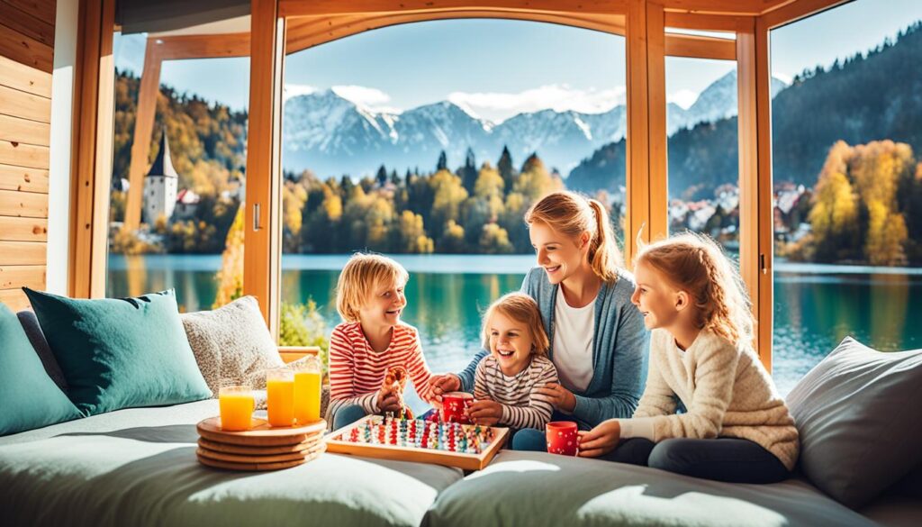 Family-friendly accommodations in Bled