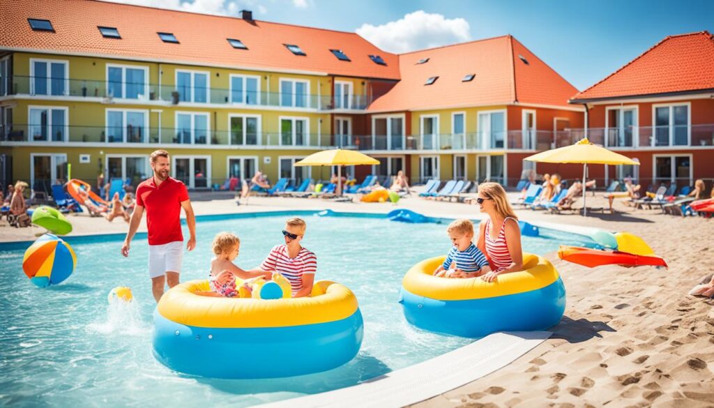 Family-friendly accommodations near the beach in Klaipeda