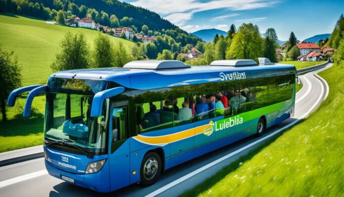 How to get from Ljubljana airport to the city center?