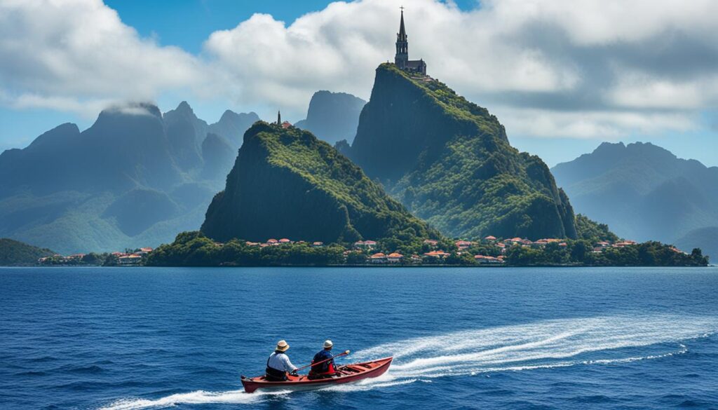 How to get to Bled Island by boat