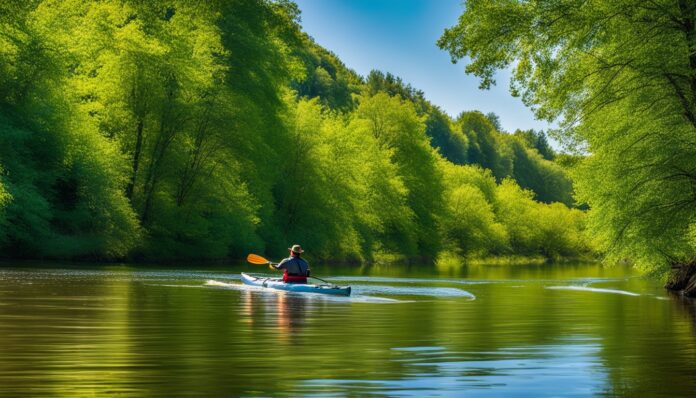 Kayaking and canoeing rentals on the Sûre River