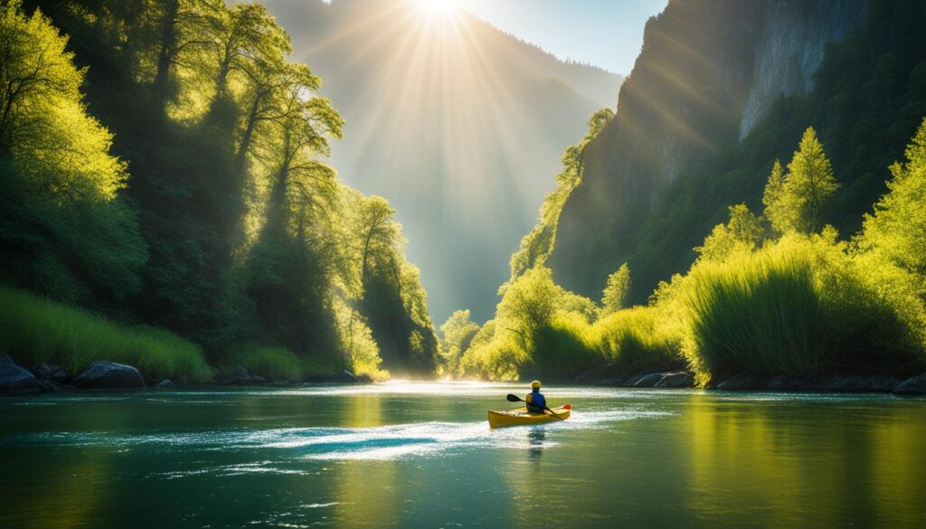 Kayaking on the Sûre River