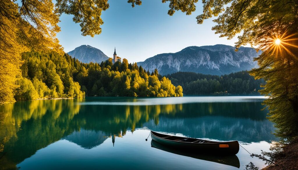 Lake Bled nature camping