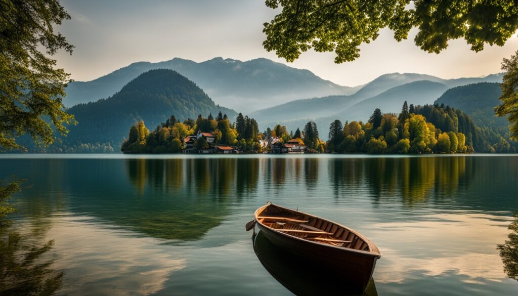 Lake Bled rowboat rental
