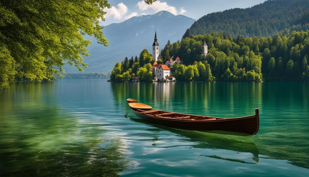 Lake Bled rowboat rentals