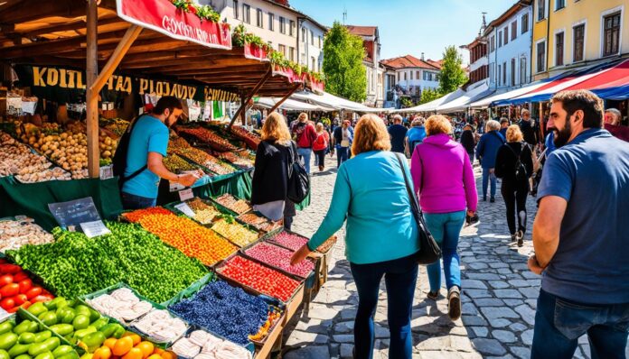 Local markets in Plovdiv