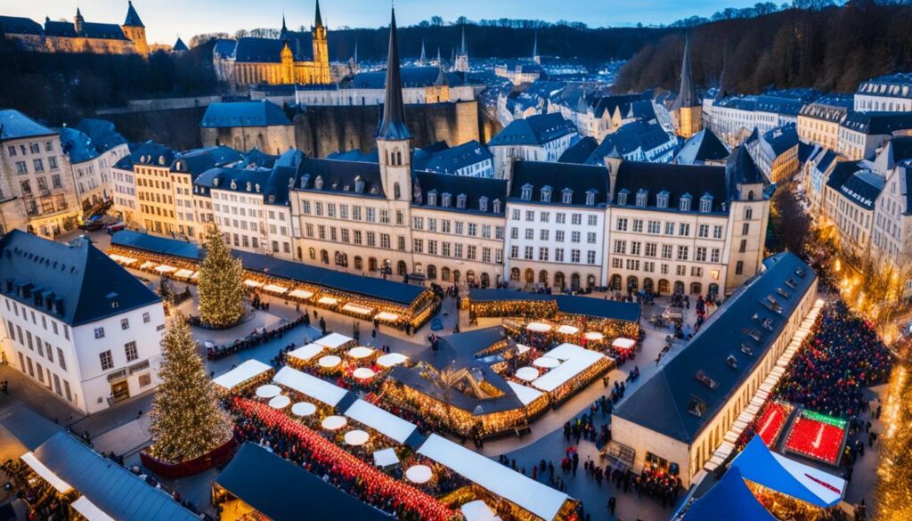 Luxembourg festive markets