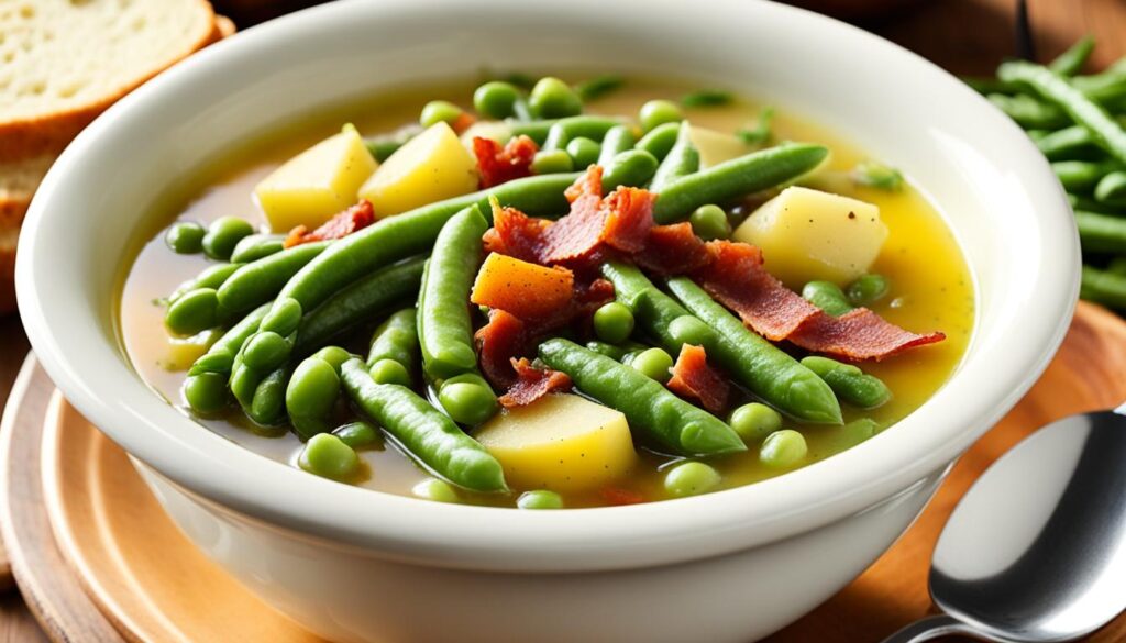 Luxembourgish green bean soup