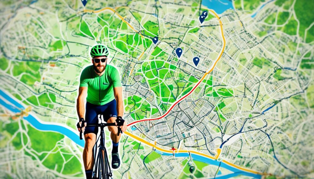 Maribor cycling map