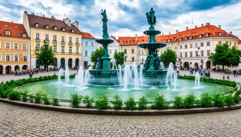 Nitra Pribina Square walking tour image