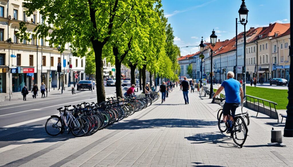 Nitra pedestrian-friendly city