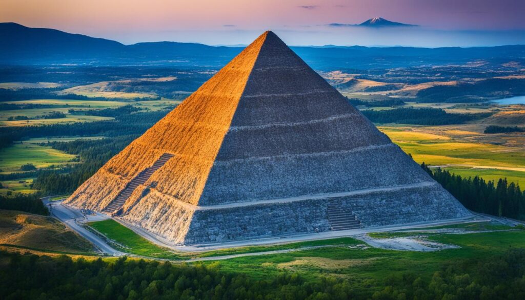Piramida Hill Geological Formation