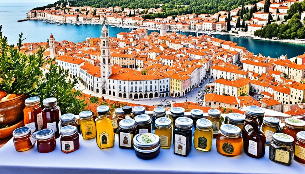Piran souvenirs and local products