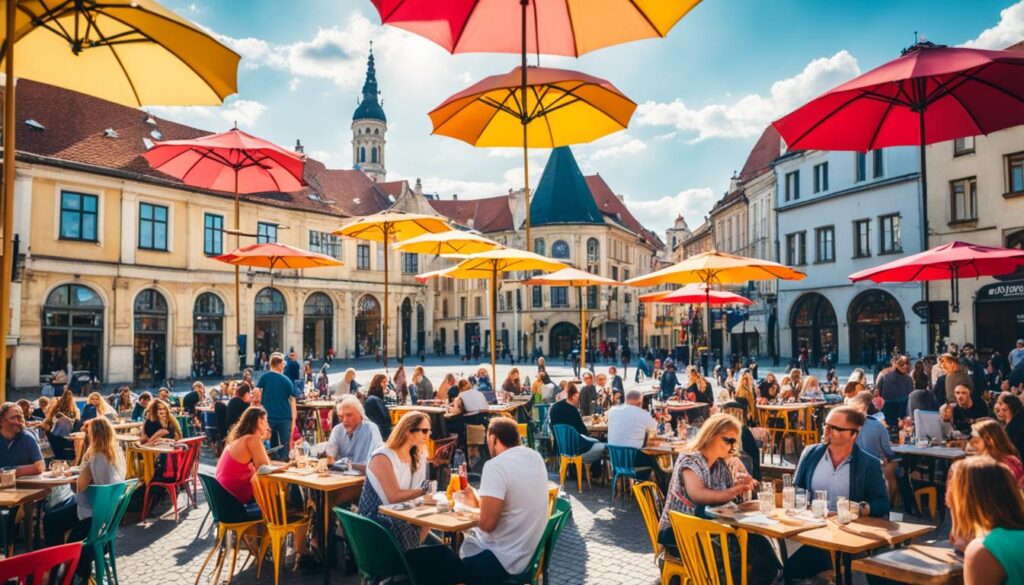 Popular Outdoor Cafes in Cluj-Napoca