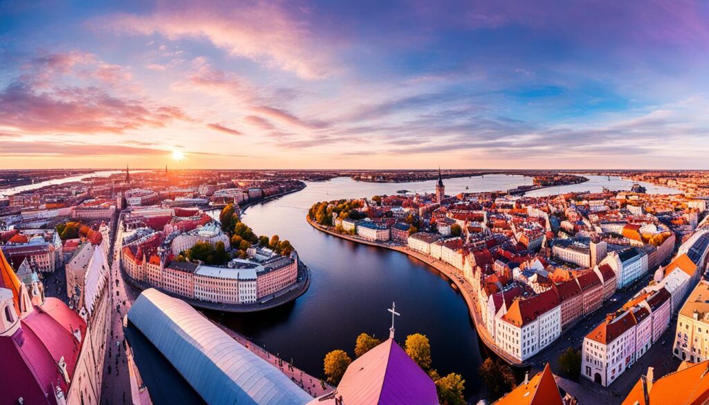 Riga panoramic view