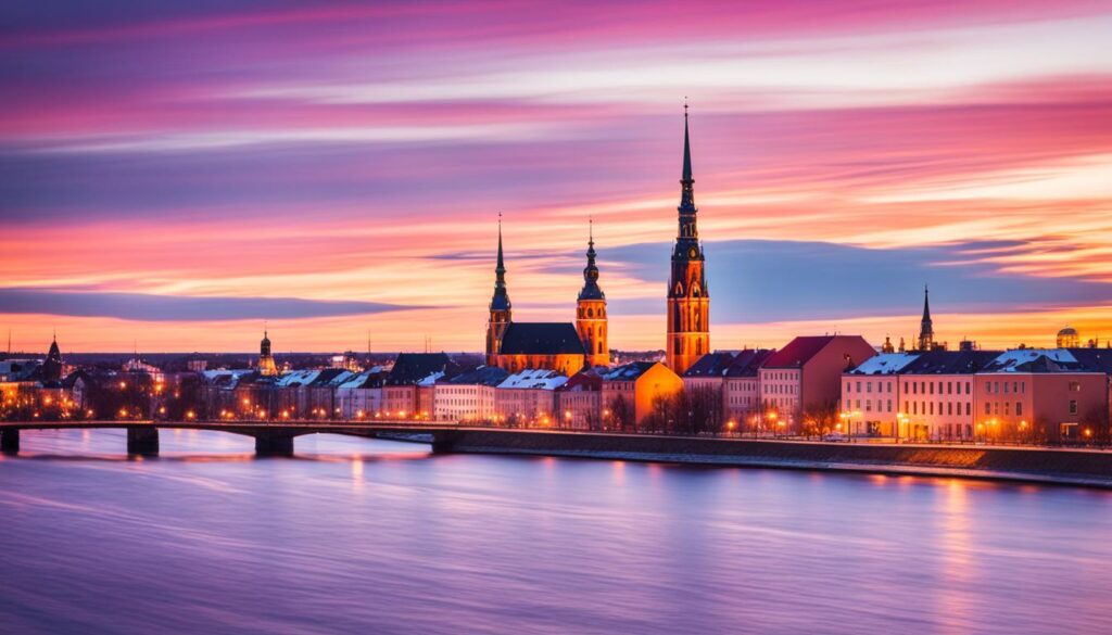 Riga sunset