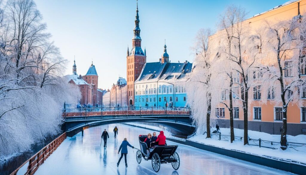 Riga winter tourism