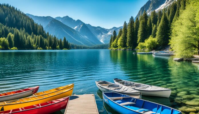 Rowboat rentals Lake Bled