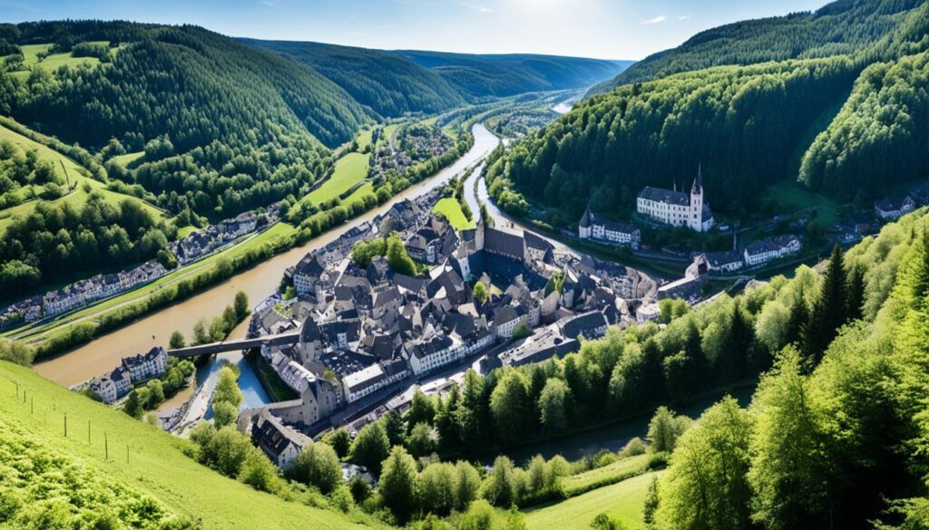 Scenic views of Vianden