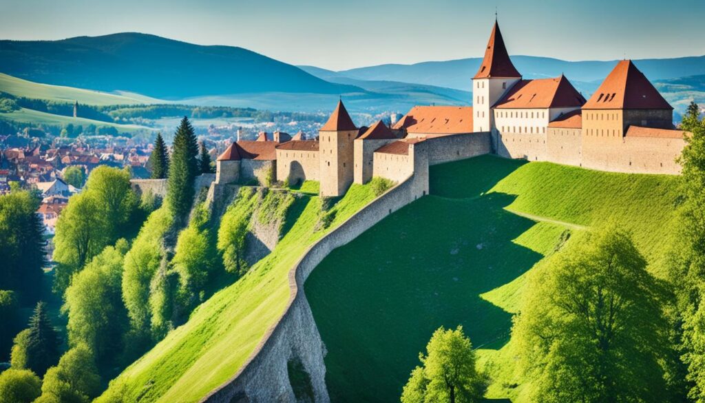 Sibiu fortress walls tour