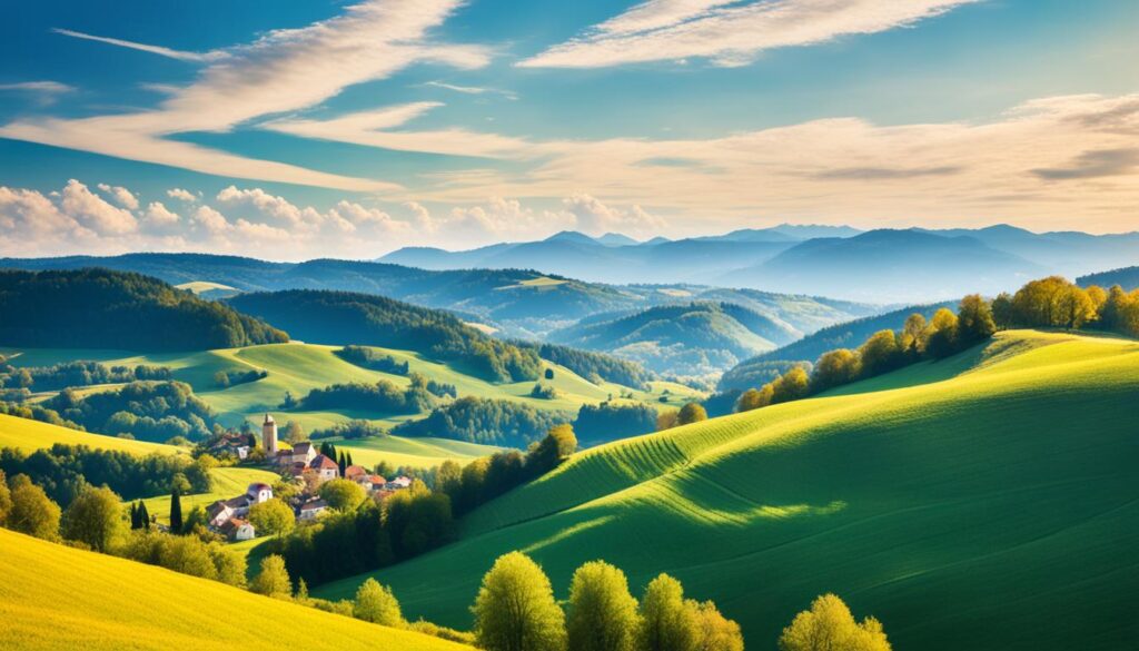 Slovenian Styria countryside